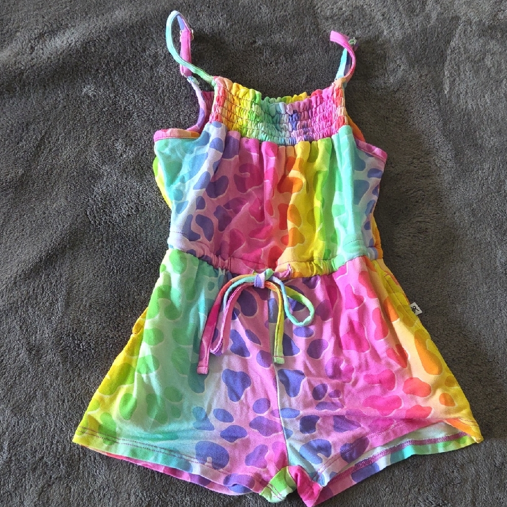 Bums And Roses Colorful Kids Romper - Picture 1 of 3